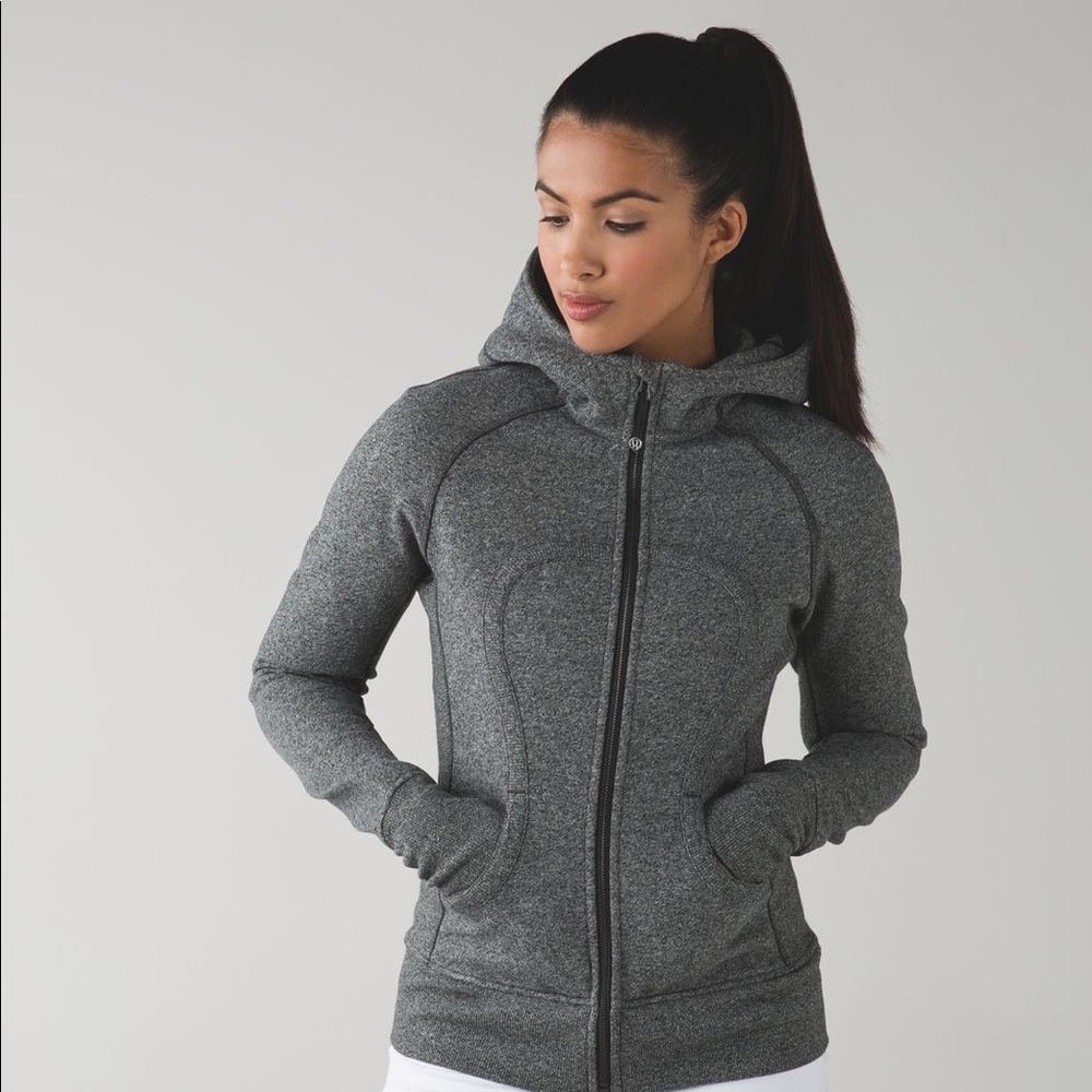Lululemon grey scuba hoodie